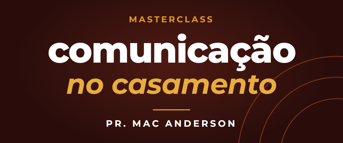 Pr. Mac Anderson apresentando a masterclass sobre comunicação no casamento